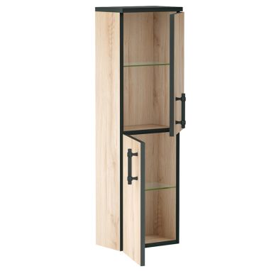 IMPRESE Пенал подвесной комбинированный BLACK EDGE (f32113OK)